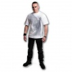 T-shirt homme blanc  femme ange tenant la cl du paradis
