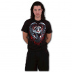 T-shirt homme  Diable et Ange formant un coeur de leurs ailes