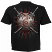 T-shirt homme  dragon enroul autours d'un sabre japonais