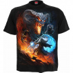 T-shirt homme à duel de Mage et Dragon infernal