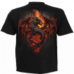T-shirt homme à duel de Mage et Dragon infernal