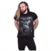 T-shirt homme  gorille tatou tribal coutant de la musique