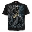 T-Shirt homme gothique avec La Mort au saxophone