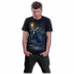 T-shirt homme gothique avec La Mort dansant sous la pluie