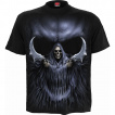 T-shirt homme gothique avec la Mort à 2 lames style faucilles