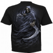 T-shirt homme gothique avec la Mort à 2 lames style faucilles