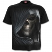 T-shirt homme gothique avec squelette assassin et sablier de la mort