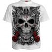 T-shirt homme gothique blanc 