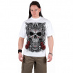 T-shirt homme gothique blanc 