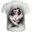 T-shirt homme gothique blanc 