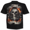 T-shirt homme gothique  carr d'As de la Mort