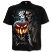T-shirt homme gothique  citrouille de la Mort et Faucheuse
