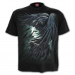T-shirt homme gothique à corbeau de l'ombre