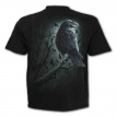 T-shirt homme gothique à corbeau de l'ombre