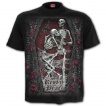T-shirt homme gothique à couple de squelettes