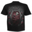 T-shirt homme gothique à couple de squelettes
