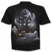 T-shirt homme gothique à maison hantée