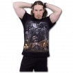T-shirt homme gothique à maison hantée