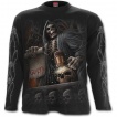 T-shirt homme gothique à manches longues avec juge de la mort et bourreau à faux
