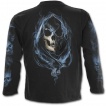 T-shirt homme gothique à manches longues avec La mort entourée d'âmes