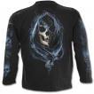 T-shirt homme gothique  manches longues avec La mort entoure d'mes