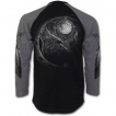 T-shirt homme gothique à manches longues avec loup et attrape-rêves amérindien
