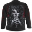 T-shirt homme gothique  manches longues avec personnages maquills style macabre