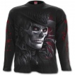 T-shirt homme gothique à manches longues avec personnages maquillés style macabre