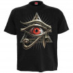 T-shirt homme gothique � Oeil d'Horus et squelette mal�fique