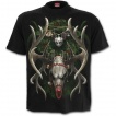 T-shirt homme gothique spécial Noel avec crane de renne