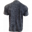 T-shirt homme gris dlav  crane avec coulures d'acide