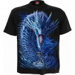T-shirt homme  guerrire combattant un Dragon de Glace