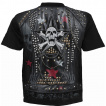 T-shirt homme imitation tenue gothique Metal Biker