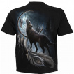 T-shirt homme  loup en fort et attrape rves amrindien