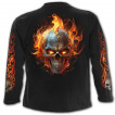 T-shirt homme manches longues à Ange de La Mort sur sa moto