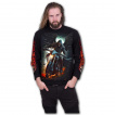T-shirt homme manches longues à Ange de La Mort sur sa moto