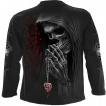 T-shirt homme manches longues avec La Mort aile enlaant un ange