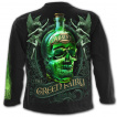 T-shirt homme manches longues avec La Mort buvant son verre d'Absinthe