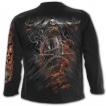 T-shirt homme manches longues avec La Mort sur sa moto apocalyptique