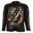 T-shirt homme manches longues  chevalier de la Mort avec sa faux