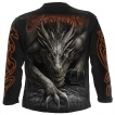 T-shirt homme manches longues à Dragon Majestueux