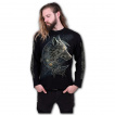 T-shirt homme manches longues Loup Celtique avec lune