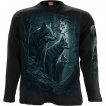 T-shirt homme manches longues  loups gardiens de la fort et lune