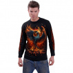 T-shirt homme manches longues REBORN  phnix renaissant