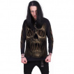 T-shirt homme manches longues  tte de mort style pouvantail