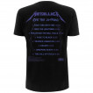 T-shirt homme METALLICA - RIDE THE LIGHTENING TRACKS (licence officielle)