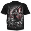 T-shirt homme noir avec fée des bois