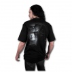 T-shirt homme noir avec la Mort en prire