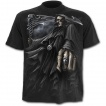 T-shirt homme noir avec La Mort pointant sa prochaine victime