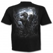 T-shirt homme noir à cavalier de la mort avec sa faux